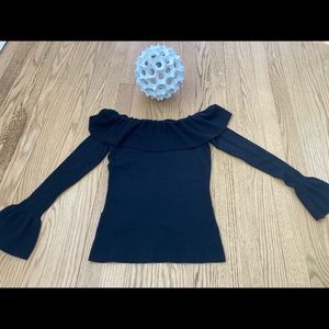Ann Taylor Small Petite Off The Shoulder Sweater